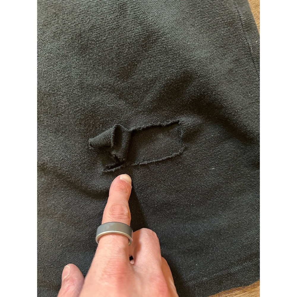 Givenchy Activewear Polo Shirt Men's Xtra-Large XL Black *READ - DAMAGE* - Picture 5 of 5